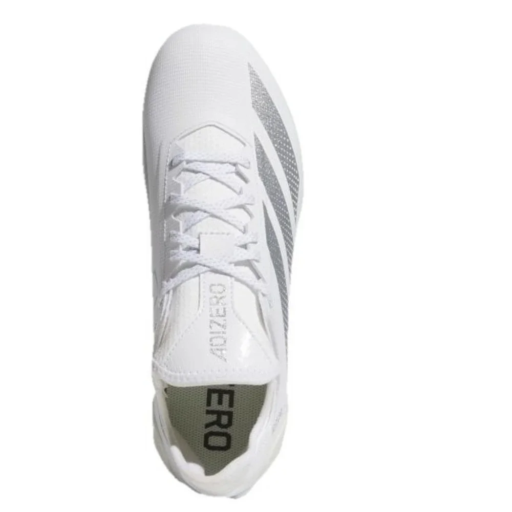 Adidas Men's Adizero White Silver Electric.1 Football Soccer Cleats Size 11 New